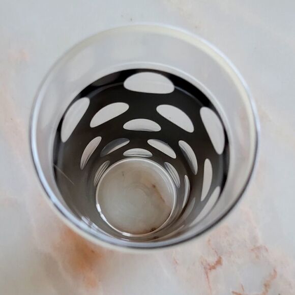 Set of Six Vintage Polka Dot Glasses. - Picture 5 of 6